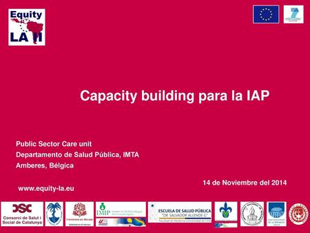 Capacity building para la IAP