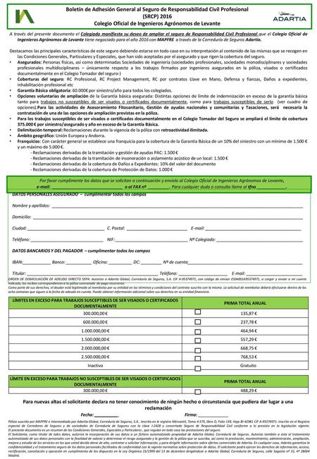 Colegio Oficial de Ingenieros Agrónomos de Levante