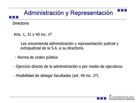 Administración y Representación