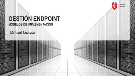 Gestión Endpoint modelos de implementación