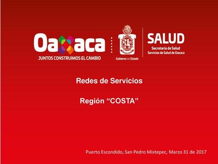 Redes de Servicios Región “COSTA”