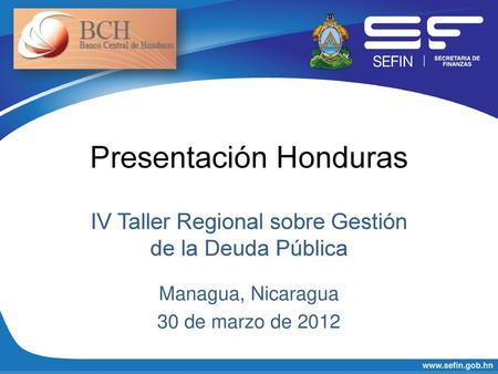 Presentación Honduras
