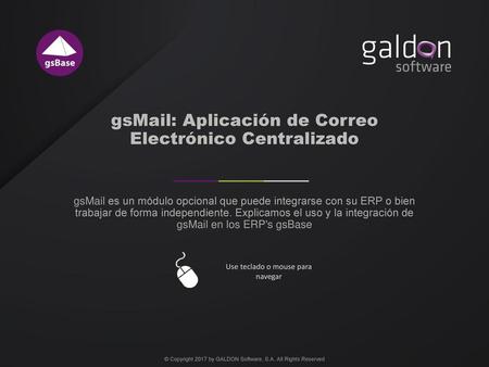 gsMail: Aplicación de Correo Electrónico Centralizado