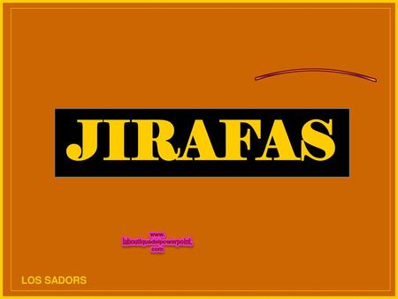 ____________ JIRAFAS LOS SADORS.