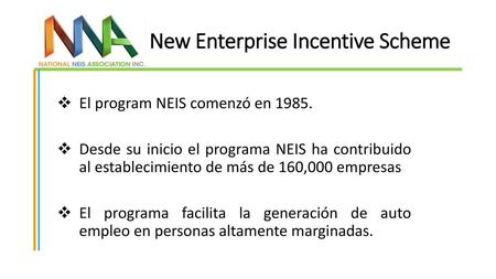New Enterprise Incentive Scheme