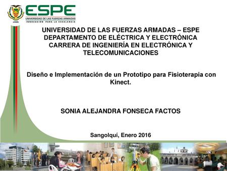 UNIVERSIDAD DE LAS FUERZAS ARMADAS – ESPE
