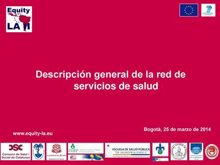 Descripción general de la red de servicios de salud
