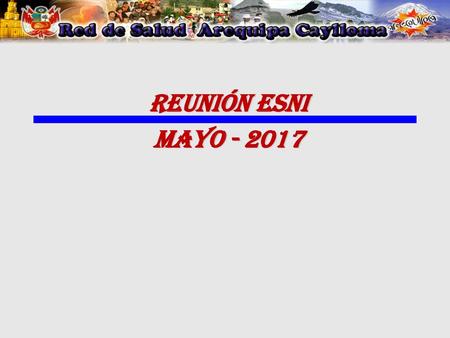 REUNIÓN ESNI MAYO - 2017.