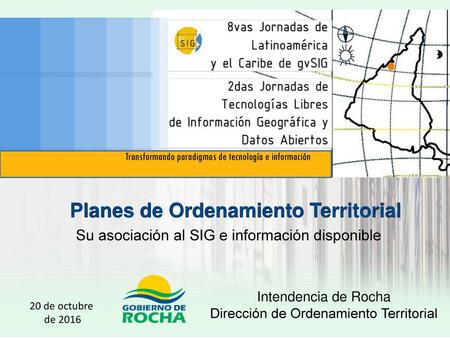 Planes de Ordenamiento Territorial