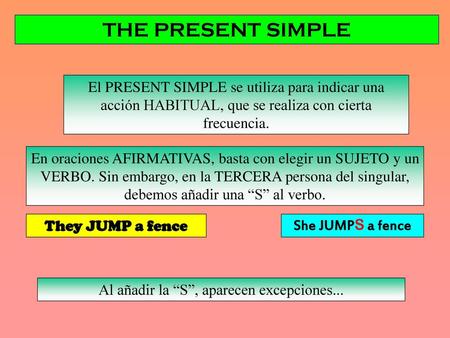 Al añadir la “S”, aparecen excepciones...