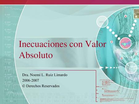 Inecuaciones con Valor Absoluto