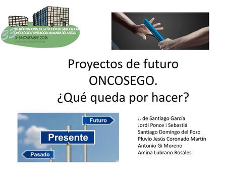 Proyectos de futuro ONCOSEGO.
