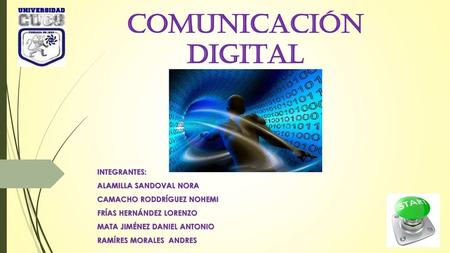 COMUNICACIÓN DIGITAL INTEGRANTES: ALAMILLA SANDOVAL NORA