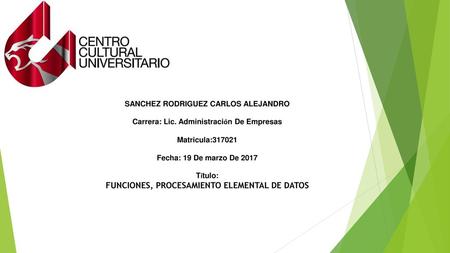 SANCHEZ RODRIGUEZ CARLOS ALEJANDRO