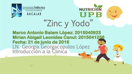 “Zinc y Yodo” Marco Antonio Balam López: