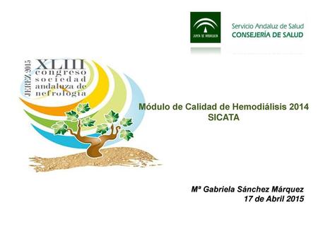 Módulo de Calidad de Hemodiálisis 2014