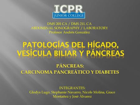 Patologías del hígado, vesícula biliar y páncreas