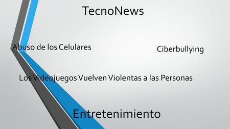TecnoNews Entretenimiento Abuso de los Celulares Ciberbullying