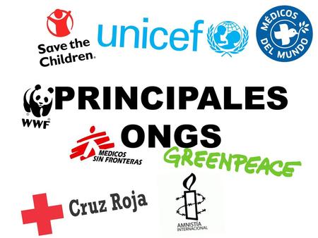 PRINCIPALES ONGS.