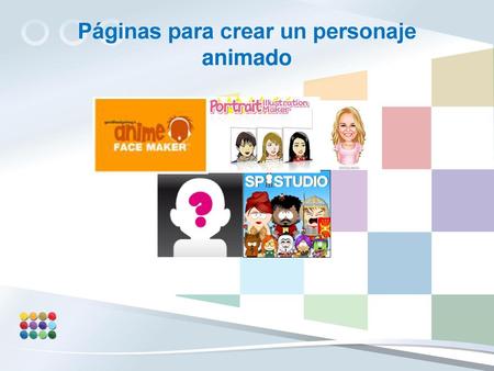 Páginas para crear un personaje animado