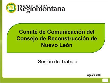 Comité de Comunicación del Consejo de Reconstrucción de