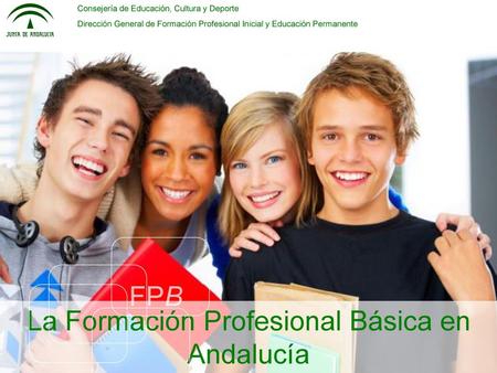 La Formación Profesional Básica en Andalucía