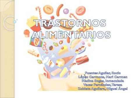 TRASTORNOS ALIMENTARIOS