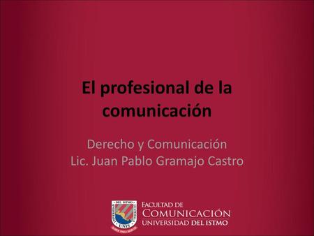 El profesional de la comunicación