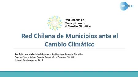 Red Chilena de Municipios ante el Cambio Climático