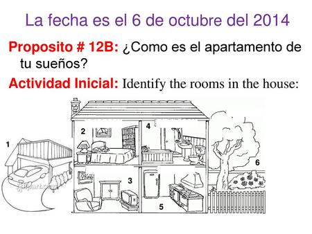 La fecha es el 6 de octubre del 2014
