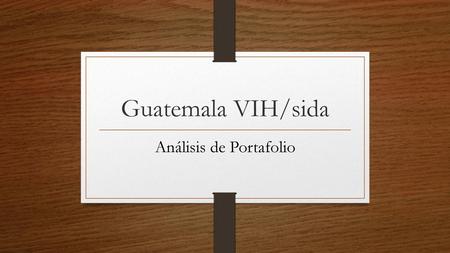 Análisis de Portafolio