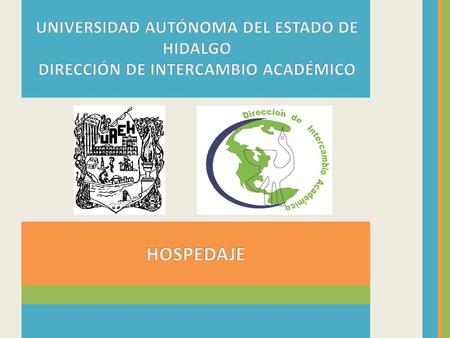 HOSPEDAJE UNIVERSIDAD AUTÓNOMA DEL ESTADO DE HIDALGO