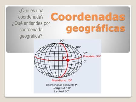 Coordenadas geográficas