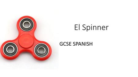 El Spinner GCSE SPANISH.