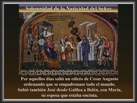 Solemnidad de la Natividad del Señor