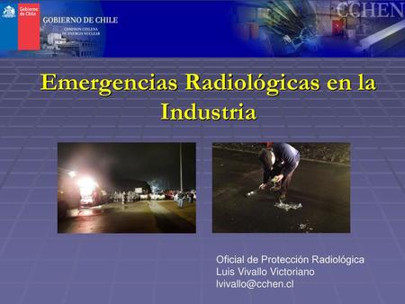 Emergencias Radiológicas en la Industria