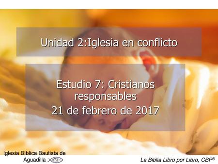 Unidad 2:Iglesia en conflicto