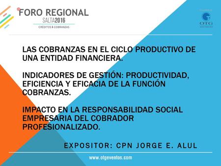 Expositor: cpn jorge e. alul
