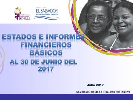 ESTADOS E INFORMES FINANCIEROS BÁSICOS