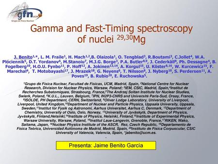 Gamma and Fast-Timing spectroscopy of nuclei 29,30Mg