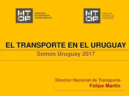 EL TRANSPORTE EN EL URUGUAY