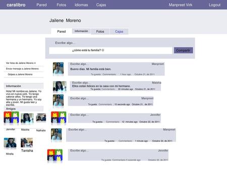 caralibro Jailene Moreno Pared Fotos Idiomas Cajas Manpreet Virk