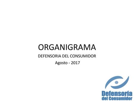 DEFENSORIA DEL CONSUMIDOR Agosto