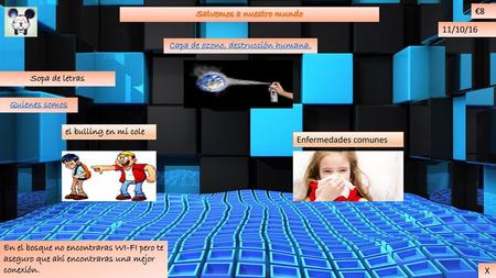 Salvemos a nuestro mundo Capa de ozono, destrucción humana.