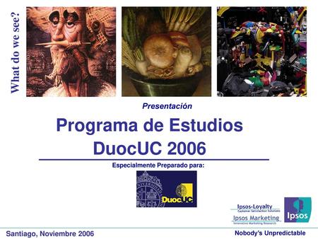 Programa de Estudios DuocUC 2006