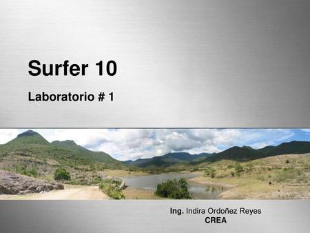 Ing. Indira Ordoñez Reyes