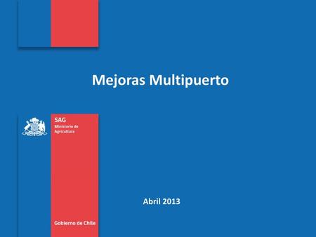 Mejoras Multipuerto Subtitulo de la presentación en una línea