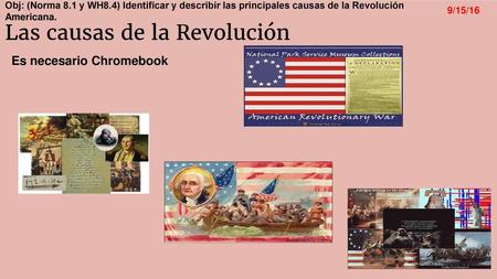 Las causas de la Revolución