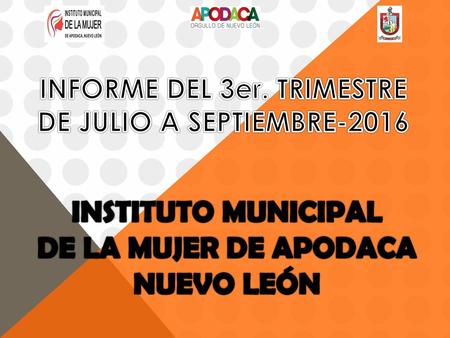 INFORME DEL 3er. TRIMESTRE