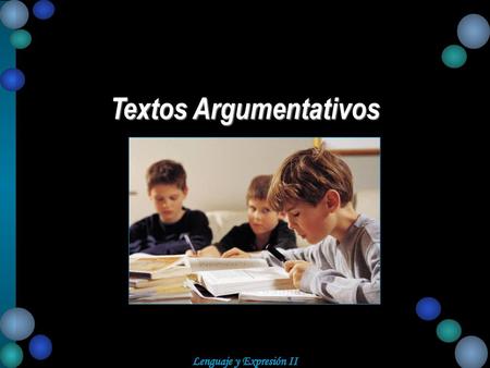 Textos Argumentativos